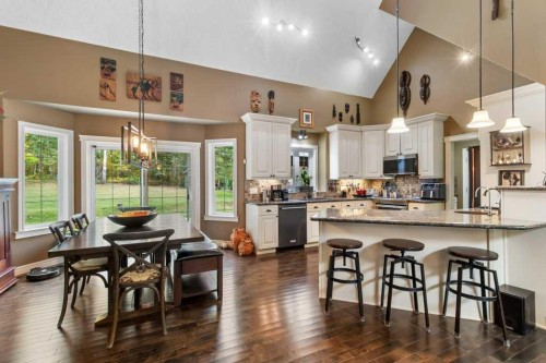 115 Crystal Springs Drive, Westerose, AB - Indoor Photo Showing Kitchen With Upgraded Kitchen