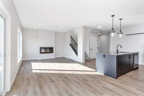 126 Norseman Close, Penhold, AB - Indoor With Fireplace