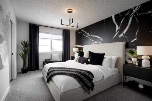 2093 Cornerstone Boulevard Ne, Calgary, AB - Indoor Photo Showing Bedroom
