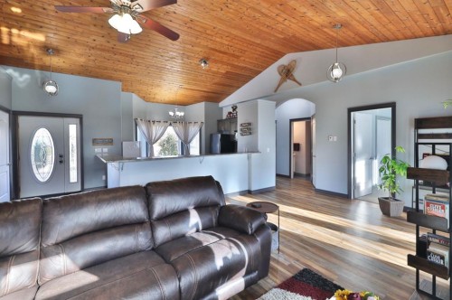 5338 55 Avenue, Bashaw, AB - Indoor Photo Showing Living Room