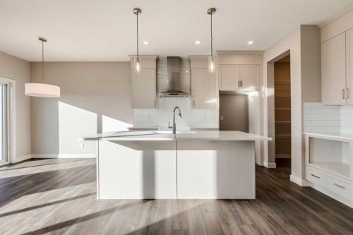 311 Dawson Dock Way, Chestermere, AB - Indoor Photo Showing Kitchen With Upgraded Kitchen