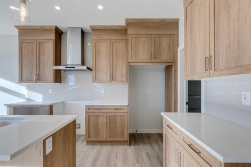 303 Dawson Dock Way, Chestermere, AB - Indoor Photo Showing Kitchen