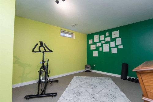 50 Ramsey Avenue, Red Deer, AB - Indoor Photo Showing Gym Room