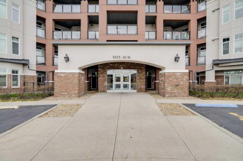 404-5213 61 Street, Red Deer, AB - Outdoor With Balcony With Facade