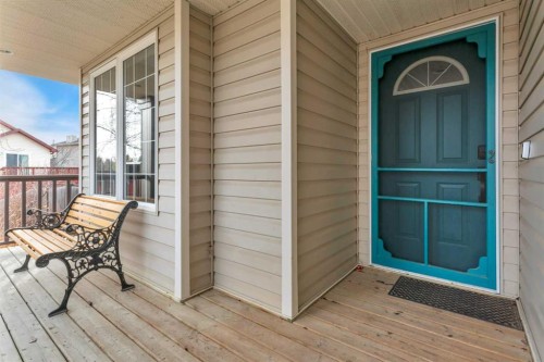 68 Falcon Crescent, Sylvan Lake, AB - Outdoor With Deck Patio Veranda With Exterior