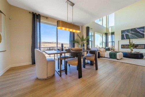 79 Amber View, Balzac, AB - Indoor Photo Showing Dining Room