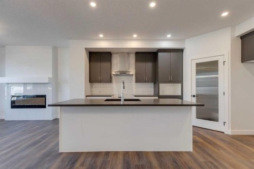 495 Lawthorn Way Se, Airdrie, AB - Indoor Photo Showing Kitchen