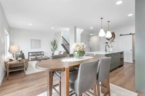 115 Hampton Crescent, Sylvan Lake, AB - Indoor Photo Showing Dining Room
