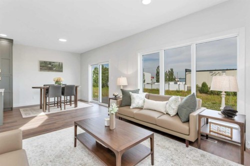 115 Hampton Crescent, Sylvan Lake, AB - Indoor Photo Showing Living Room