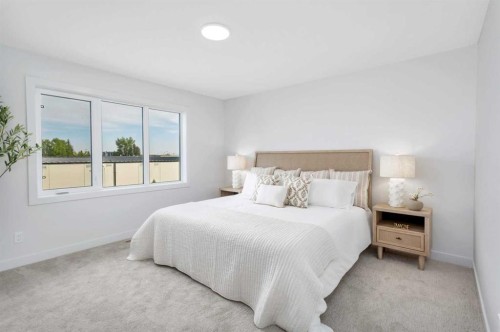 115 Hampton Crescent, Sylvan Lake, AB - Indoor Photo Showing Bedroom