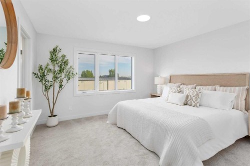 115 Hampton Crescent, Sylvan Lake, AB - Indoor Photo Showing Bedroom