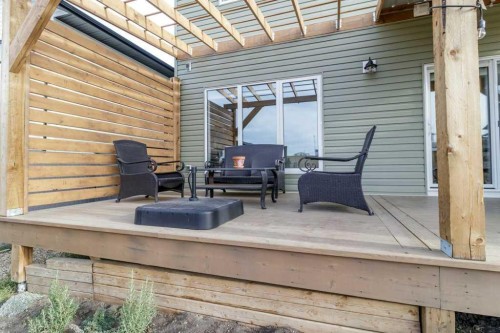 85 Crestview Boulevard, Sylvan Lake, AB - Outdoor With Deck Patio Veranda With Exterior
