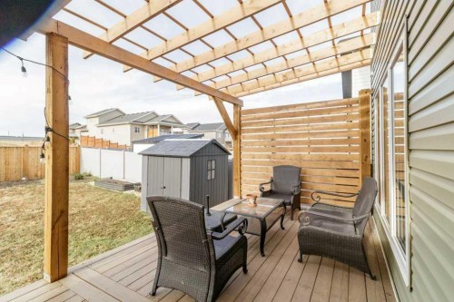 85 Crestview Boulevard, Sylvan Lake, AB - Outdoor With Deck Patio Veranda With Exterior
