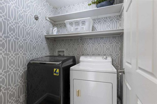 60 Bridlecreek Terrace Sw, Calgary, AB - Indoor Photo Showing Laundry Room