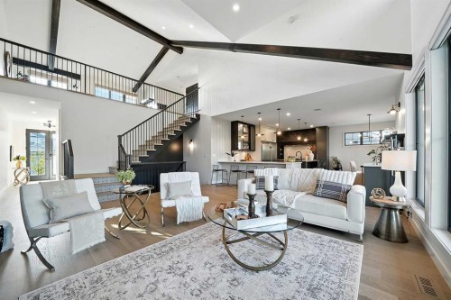 129 Emerald Drive, Red Deer, AB - Indoor Photo Showing Living Room