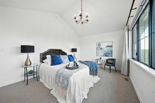 129 Emerald Drive, Red Deer, AB - Indoor Photo Showing Bedroom