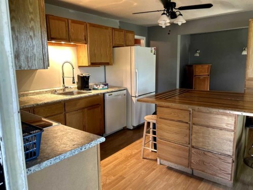 5202 Victoria Avenue, Coronation, AB - Indoor Photo Showing Kitchen