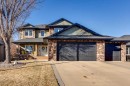 38 Estella Crescent, Lacombe, AB  - Outdoor With Facade 