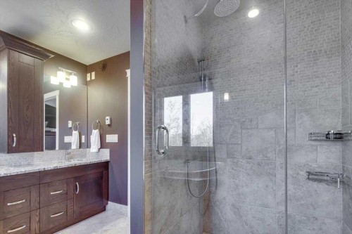 38 Estella Crescent, Lacombe, AB - Indoor Photo Showing Bathroom