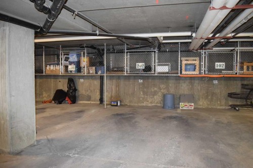 202-5211 39 Street, Red Deer, AB - Indoor Photo Showing Garage