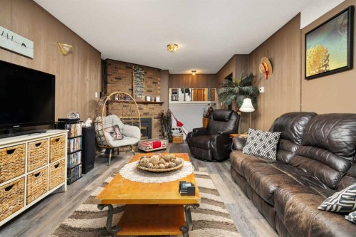 3803 63 Street, Camrose, AB - Indoor Photo Showing Living Room