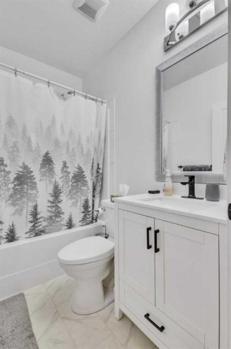 98 Village Crescent, Red Deer, AB - Indoor Photo Showing Bathroom