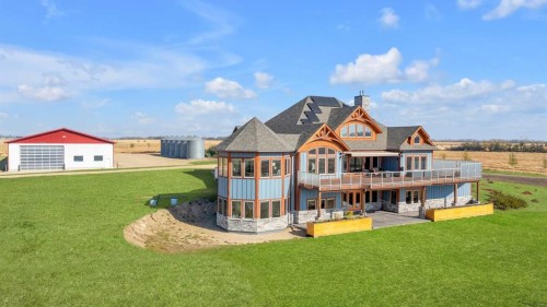 28012 Township Road 394, Rural Lacombe County, AB - Outdoor With Deck Patio Veranda