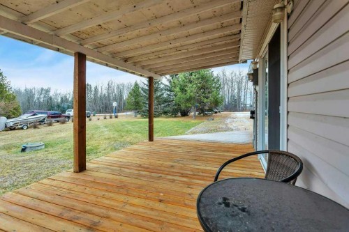 8 Sunnyside Drive, Rural Ponoka County, AB - Outdoor With Deck Patio Veranda With Exterior