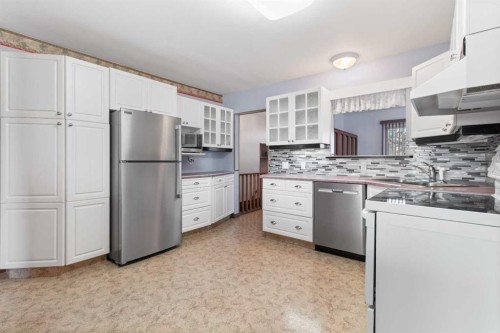 21 Freemont Close, Red Deer, AB - Indoor Photo Showing Kitchen With Double Sink