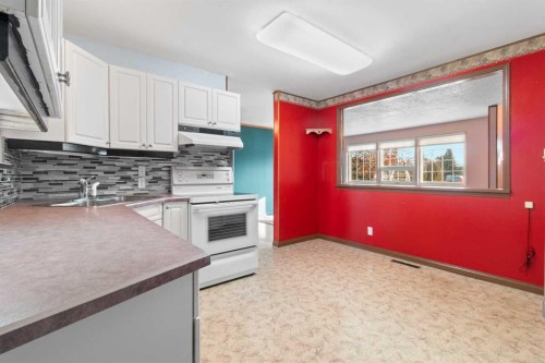 21 Freemont Close, Red Deer, AB - Indoor Photo Showing Kitchen With Double Sink
