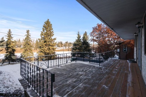 5714 48B Avenue, Camrose, AB - Outdoor With Deck Patio Veranda With Exterior