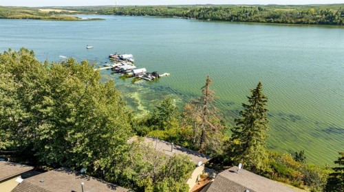 1012-25054 South Pine Lake Road, Rural Red Deer County, AB - Outdoor With Body Of Water With View
