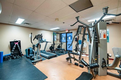 1012-25054 South Pine Lake Road, Rural Red Deer County, AB - Indoor Photo Showing Gym Room