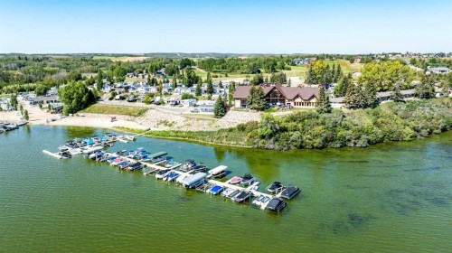 1012-25054 South Pine Lake Road, Rural Red Deer County, AB - Outdoor With Body Of Water With View
