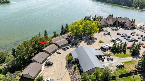 1012-25054 South Pine Lake Road, Rural Red Deer County, AB - Outdoor With Body Of Water With View