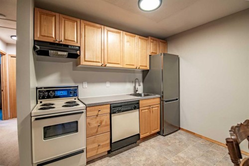 1012-25054 South Pine Lake Road, Rural Red Deer County, AB - Indoor Photo Showing Kitchen