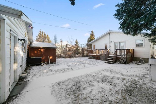 5220 47 Street, Camrose, AB - Outdoor With Deck Patio Veranda With Exterior