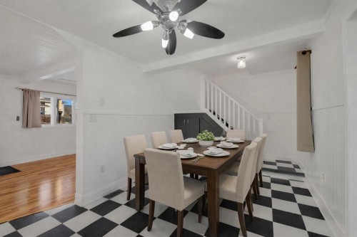 2014 24 Avenue, Delburne, AB - Indoor Photo Showing Dining Room