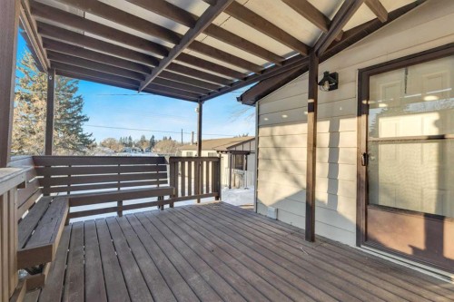 2014 24 Avenue, Delburne, AB - Outdoor With Deck Patio Veranda With Exterior
