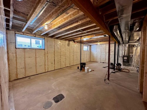 80 Oxford Boulevard, Penhold, AB - Indoor Photo Showing Basement