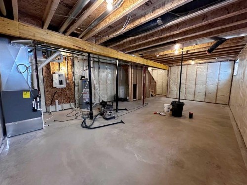 80 Oxford Boulevard, Penhold, AB - Indoor Photo Showing Basement