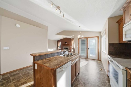 9 Thomas Place, Red Deer, AB - Indoor Photo Showing Kitchen With Double Sink