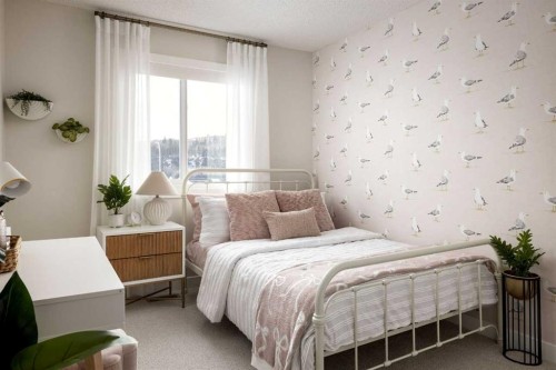 244 Drystone Walk Nw, Calgary, AB - Indoor Photo Showing Bedroom