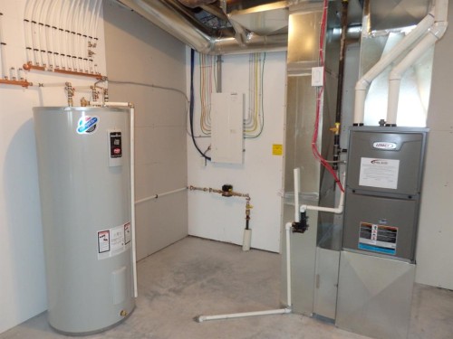 46 Irvin Way, Sylvan Lake, AB - Indoor Photo Showing Basement