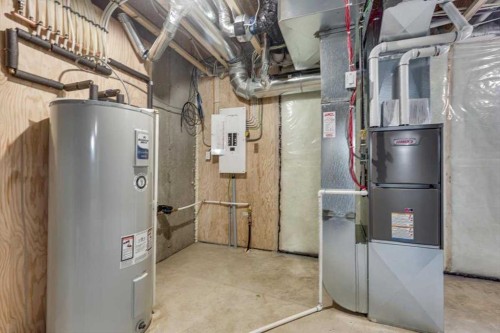 48 Irvin Way, Sylvan Lake, AB - Indoor Photo Showing Basement