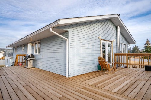 5404 49 Ave, Alix, AB - Outdoor With Deck Patio Veranda With Exterior