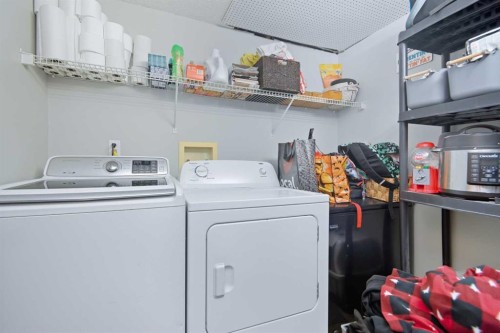 598-100 Jordan Parkway, Red Deer, AB - Indoor Photo Showing Laundry Room
