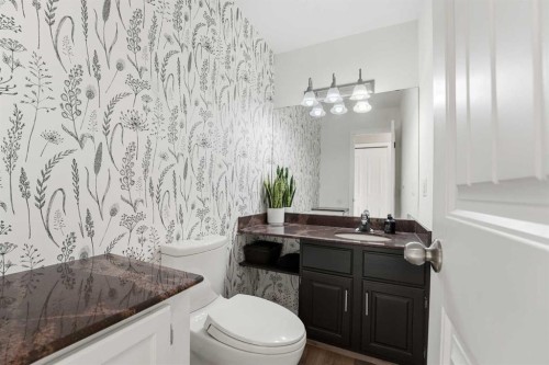 30 Comfort Close, Red Deer, AB - Indoor Photo Showing Bathroom