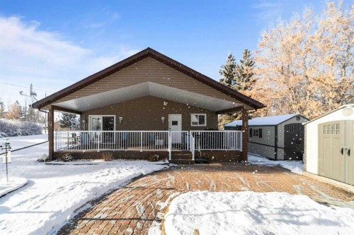 4802 51 Avenue, Strome, AB - Outdoor With Deck Patio Veranda