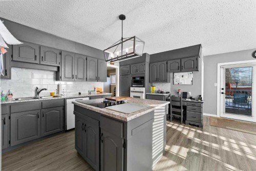 4802 51 Avenue, Strome, AB - Indoor Photo Showing Kitchen With Upgraded Kitchen